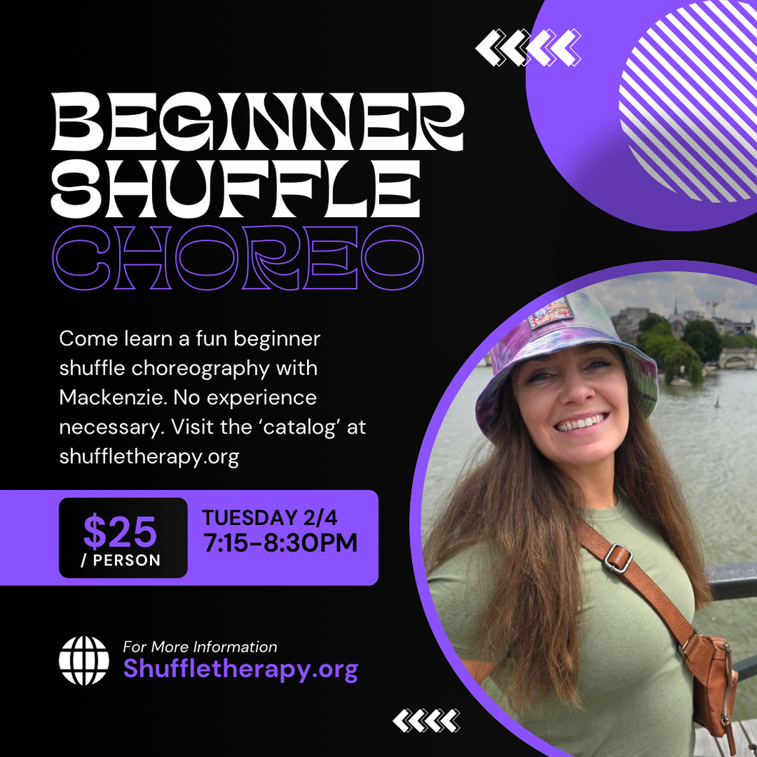 Beginner shuffle choreo w/ Mackenzie