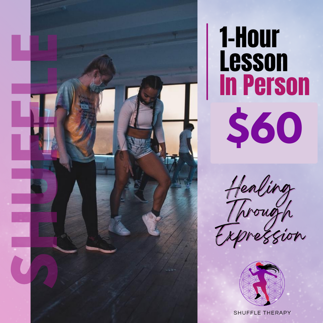 1 on 1 Shuffle Lesson (1 Hour) in person - NOT AVAILABLE THROUGH HERE